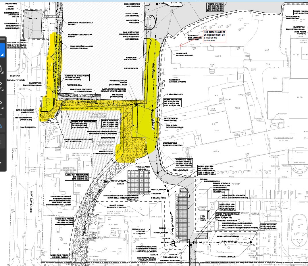 HMR - Projet stationnement étagé - Excavation et remblayage