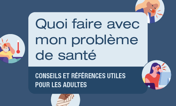 Visuel de la campagne Mon problème de santé par Santé Québec