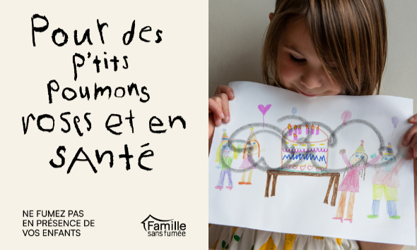 Visuel de la campagne petit poumons roses 