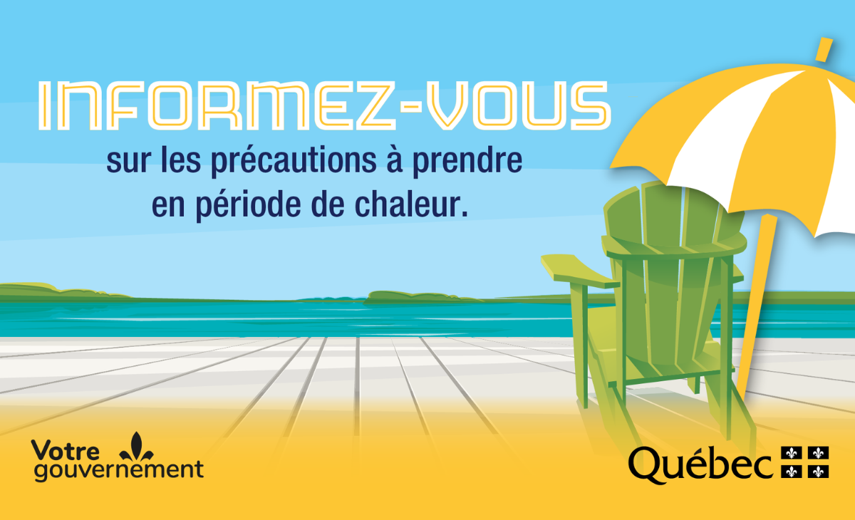 Image gouvernementale précautions à prendre en période de chaleur