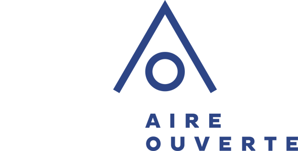 Logo Aire ouverte bleu