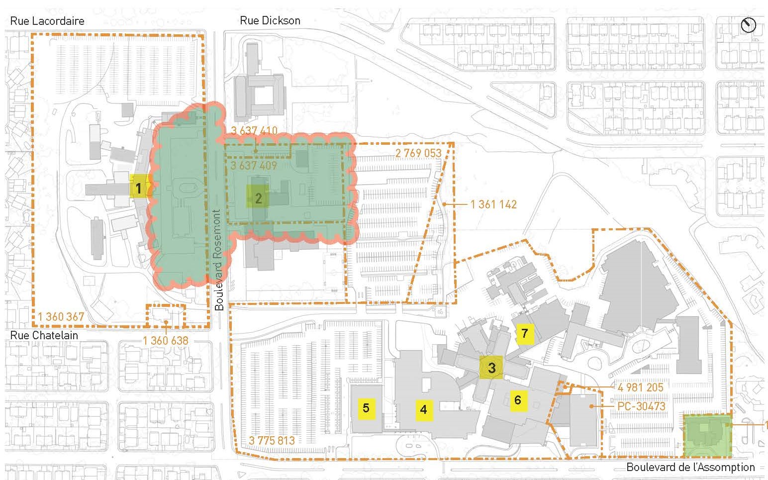 Plan Repère Services Souterrains Fondation Et Pavillon Rosemont CIUSSS-EMTL