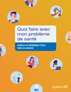 Couverture du cahier Quoi faire avec mon problème de santé