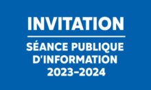 Invitation séance publique 2023-2024